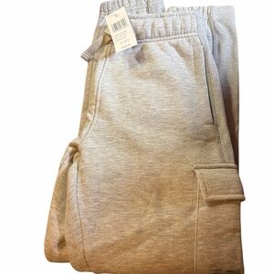 New Balance Light Gray Kids Joggers